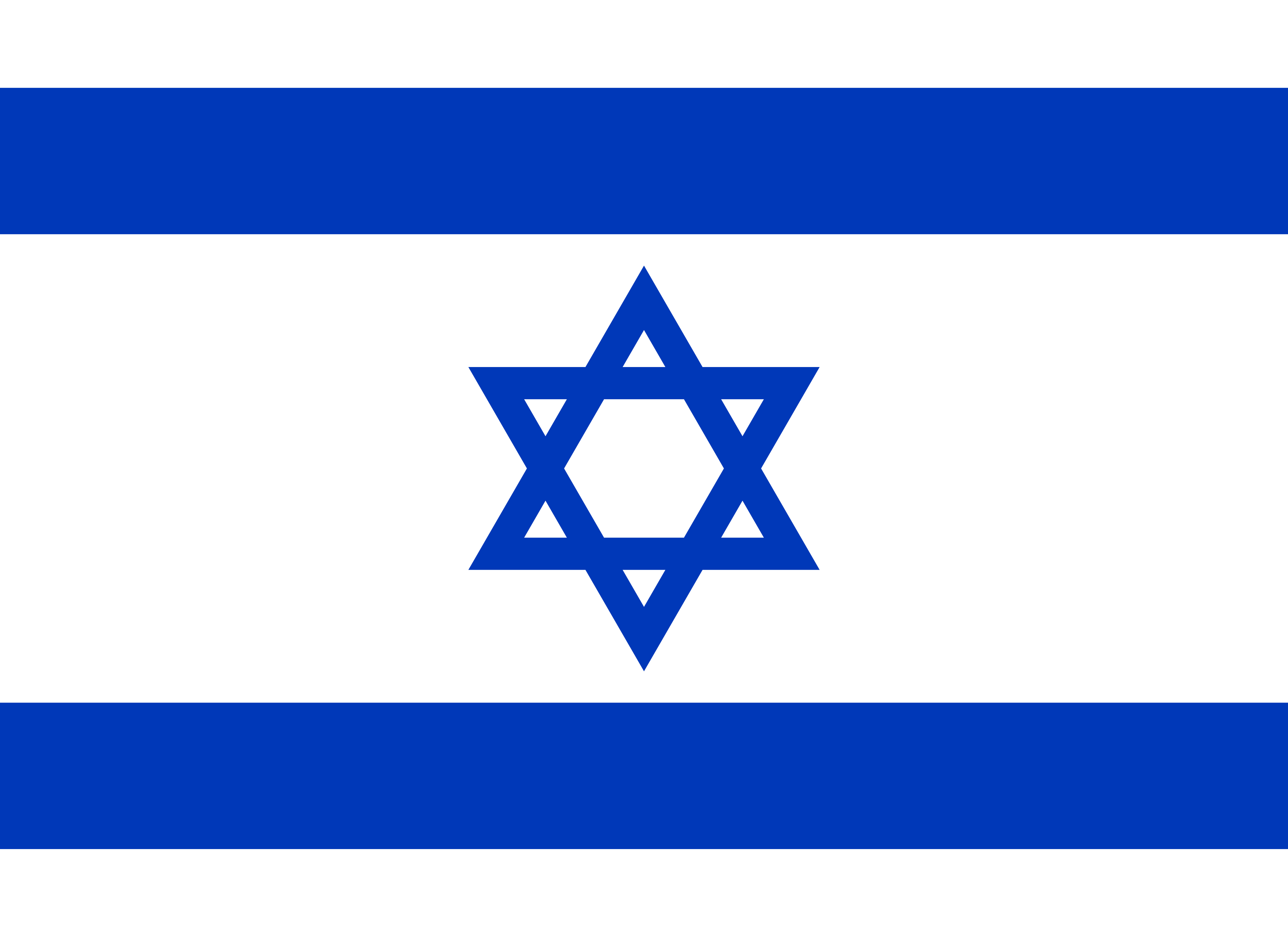 flag of the modern state of israel