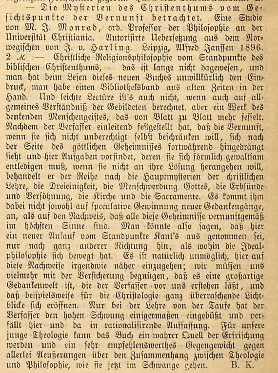 Facsimile of the book review