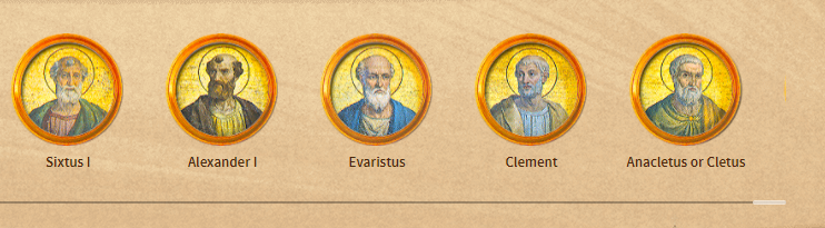where are the popes?