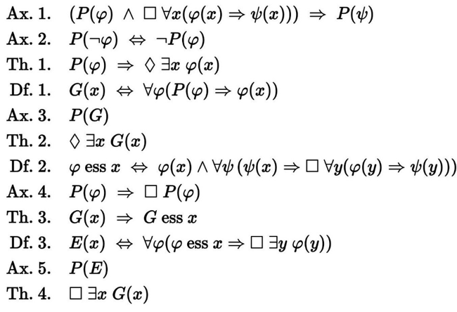 Gödel's ontological proof