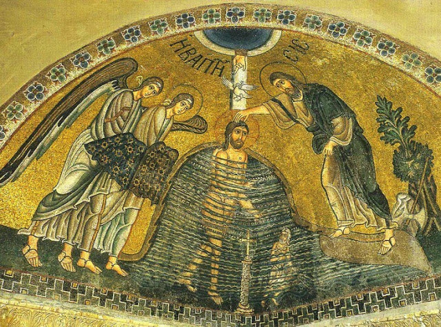 Theophany Icon in an Monastery